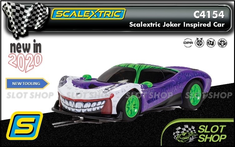 Scalextric C4142 Joker Inspired Car DRP 1/32 Slot Car Batman 