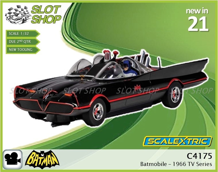 Scalextric C4175T Batmobile 1966 TV Barris  1/32 Scale Slot Car SOLD OUT! 