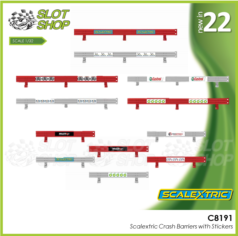 Scalextric shop crash barriers