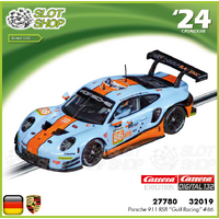 Carrera 27780 EVO 132 Porsche 911 RSR “Gulf Racing” #86 