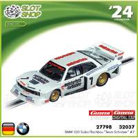 Carrera 27798 EVO 132 BMW 320 Turbo Flachbau “Team Schnitzer” #7 