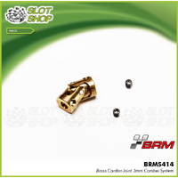 BRMS414 Brass universal joint for camber system 3mm axle