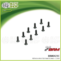 BRMS421C M2mm x 4mm Flat Head Screws 1.3mm