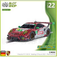 Scalextric C4252 Porsche 911 GT3 R - Sebring 12 hours 2021 - Pfaff Racing