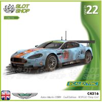 Scalextric C4316 Aston Martin DBR9 - Gulf Edition - ROFGO 'Dirty Girl'