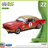 Scalextric C4339 Ford Mustang - Alan Mann Racing - H.Mann & S.Soper
