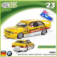 Scalextric C4401 BMW E30 M3 - Bathurst 1000 1992 - Longhurst + Cecotto