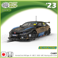 Scalextric C4409 Honda Civic FK8 Type R - BTCC 2022 - BTC Racing Josh Cook