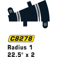 Scalextric C8278 Radius 1 Curve 22.5°
