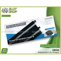 Scalextric C8554 Extension Pack 5 (8 x Straights)