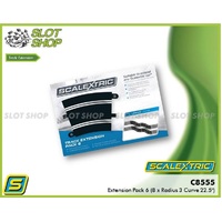 Scalextric C8555 Extension Pack 6 (8 x R3 Curves)