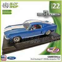 Thunderslot CA00504sw Ford Mustang GT350 1967 Blue Alcapulco