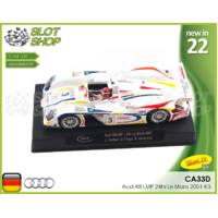 Slot.it CA33d Audi R8 LMP 24hr Le Mans 2001 #3