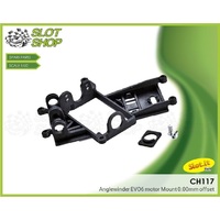 Slot.it CH117 Anglewinder EVO 6 Motor Mount 0.0mm offset