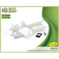 Slot.it CH119b Anglewinder EVO 6 Motor Mount 1.0mm offset