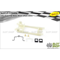Slot.it CH49b Motor Mount (Long Inline - 1.0mm Offset - Hard)