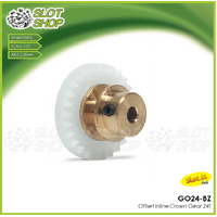 Slot.it GO24-BZ 24 Tooth Offset Inline Crown