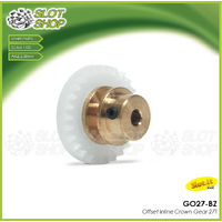 Slot.it GO27-BZ 27 Tooth Offset Inline Crown