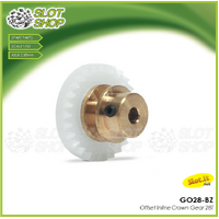 Slot.it GO28-BZ 28 Tooth Offset Inline Crown