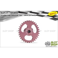 Slot.it GS1833 33 Tooth Sidewinder Spur Gear (18mm)