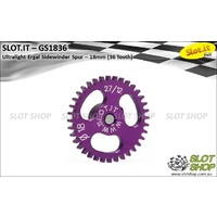 Slot.it GS1836 36 Tooth Sidewinder Spur Gear (18mm)