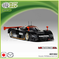 MR Slotcar MR1002 Mazda 787B Black Test Car