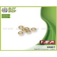 NSR 4819 Brass Pick Up Spacers – 0.25mm 