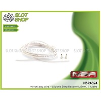 NSR 4824 Motor Lead Wire – Silicone Extra Flexible 0.25mm, 1 Metre 