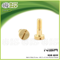 NSR 4839 Metric Body Screw – M2.2 x 6.5mm partially threaded 