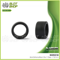 NSR 5318 Slick Extreme Rear 18 x 11 Tyres 17 Ø rims