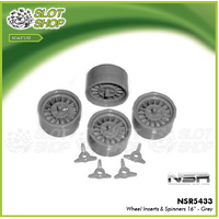 NSR 5433 NSR Wheel Inserts & Spinners 16" Grey