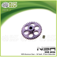 NSR 6036 Sidewinder Aluminium Gear 17.5mm (36 Tooth)