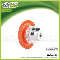 NSR 6325AL Inline Crown Gear – Aluminium Lightweight Hub – 25T