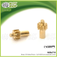 NSR 6710 Brass 10t Inline Pinion – Suit NSR Formula22 Ø5.5mm