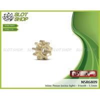 NSR 6809 Brass Inline Pinions (9 Tooth)