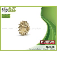 NSR 6913 Brass Sidewinder Pinions (13 Tooth)