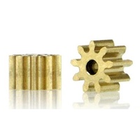 Slot.it PI559o15 9 Tooth Inline Brass Pinion (5.5mm)