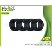 Slot.it PT07 Zero Grip Front Tyres (19 x 10mm) 