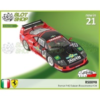 Revo Slot RS0098 Ferrari F40 Taisan Rossonerra #34