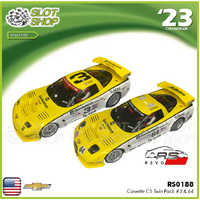 Revo Slot RS0188 Corvette C5 Twin Pack #3 & #64