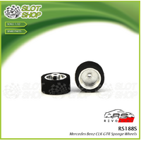 Revo Slot RS188 Mercedes Benz CLK GTR Aluminium Rear Wheels and Sponge Tyres