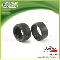 Revo Slot RS201M Low Grip Marcos Front Tyres