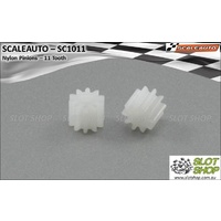 Scaleauto SC1011 Nylon Pinions for 2mm Shaft (11 Tooth)