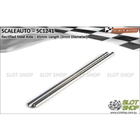 Scaleauto SC1241 Rectified 3mm Steel Axles (65mm Length)