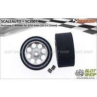 Scaleauto SC2007 ProComp-1 Wheels for 3/32 Axles (20.5 x 11mm)