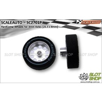 Scaleauto SC2701P HardComp Wheels for 3mm Axles (25.5 x 8mm)