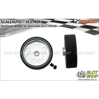 Scaleauto SC2702P HardComp Wheels for 3mm Axles (25.5 x 8mm)