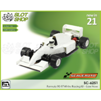 Scaleauto SC6251 Formula 90-97 White Kit Low Nose