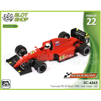 Scaleauto SC6263 Formula 90-97 Red 1990 - low nose - #2