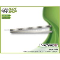 Sloting Plus SP042055 Hollow Axles 3/32 (55mm)